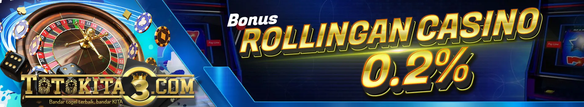 BONUS ROLLINGAN LIVE CASINO