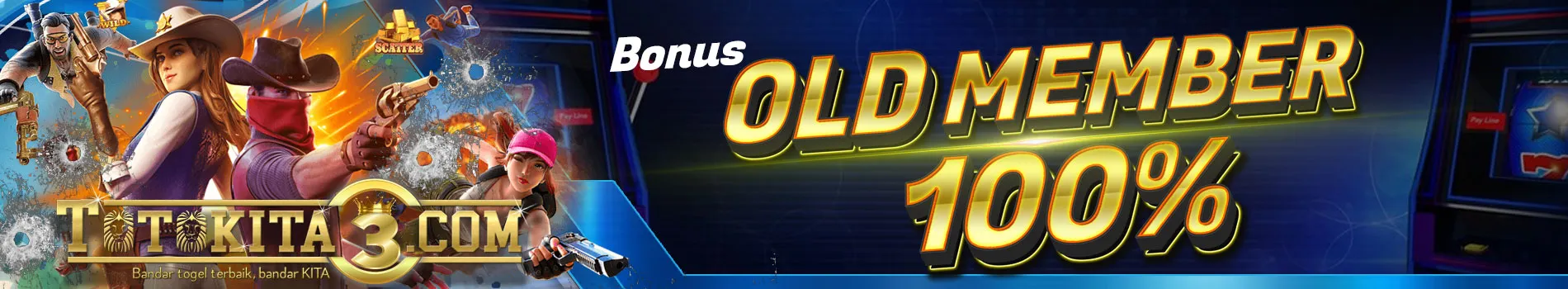 BONUS OLD MEMBER 100% DI AWAL TOTOKITAGRUP